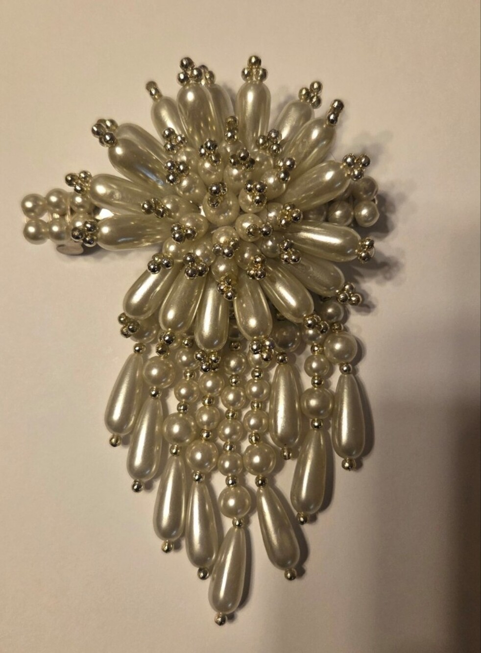 Vintage Beaded Barrette